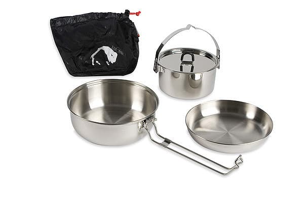 Cookware stainless steel 18/8 - Tatonka Camp Set Large.