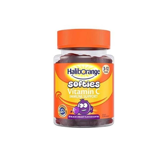 HALIBORANGE VITAMIN C IMMUNE SUPPORT BLACKCURRANT FLAVOR SOFTIES FOR ...