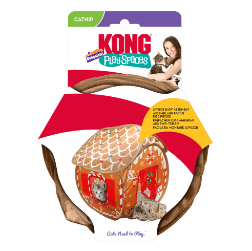 Kong Holiday Play Spaces Bungalow Gingerbread – Dreamdogs Online eshop