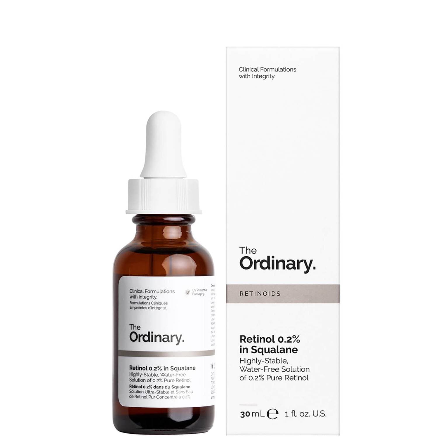The Ordinary Retinol Serum 0.2% in Squalane 30ml | Essentials Hub