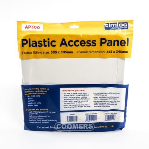 Timloc 1422 Plastic Access Panel 300x300mm