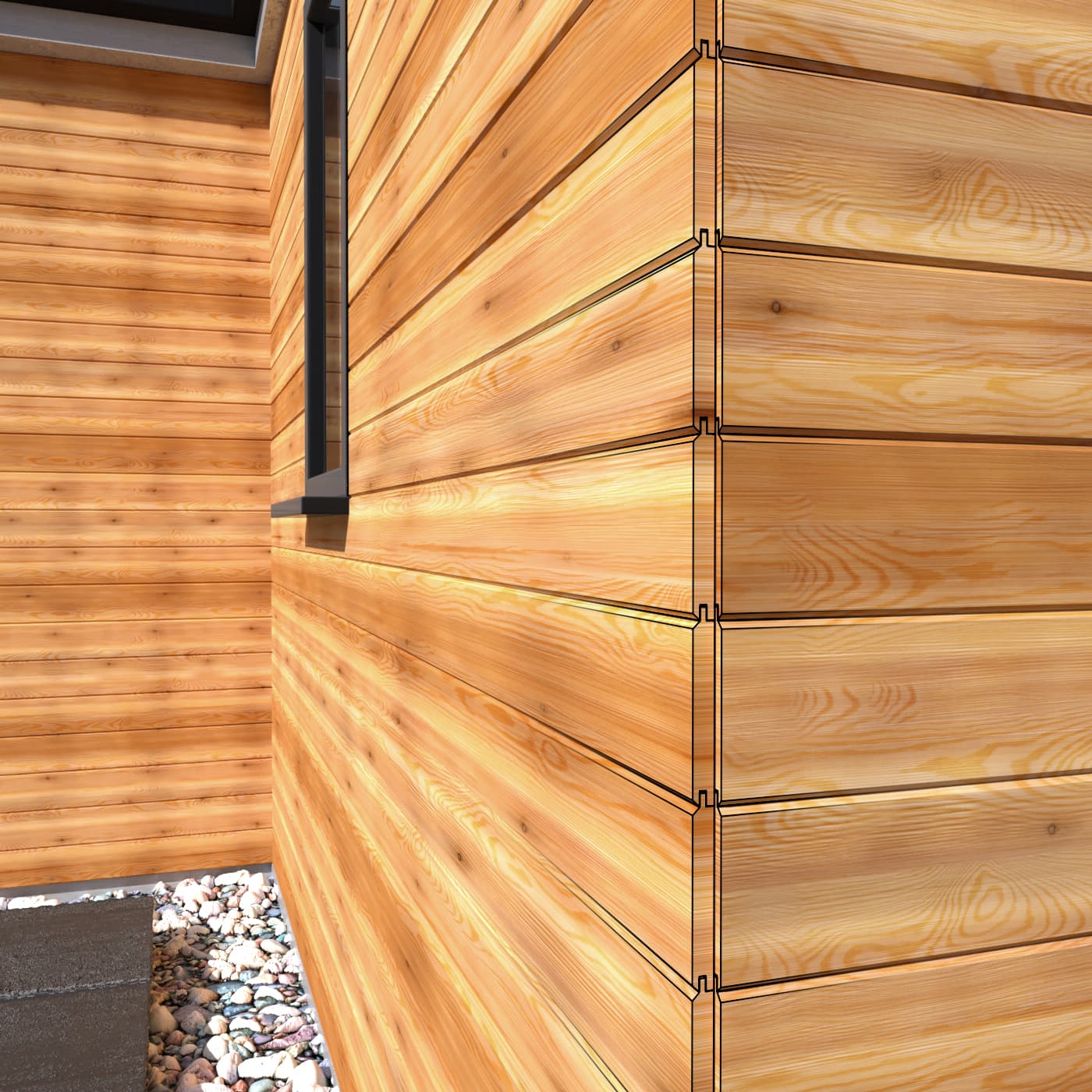 Siberian Larch Cladding - Exterior Timber : Exterior Timber