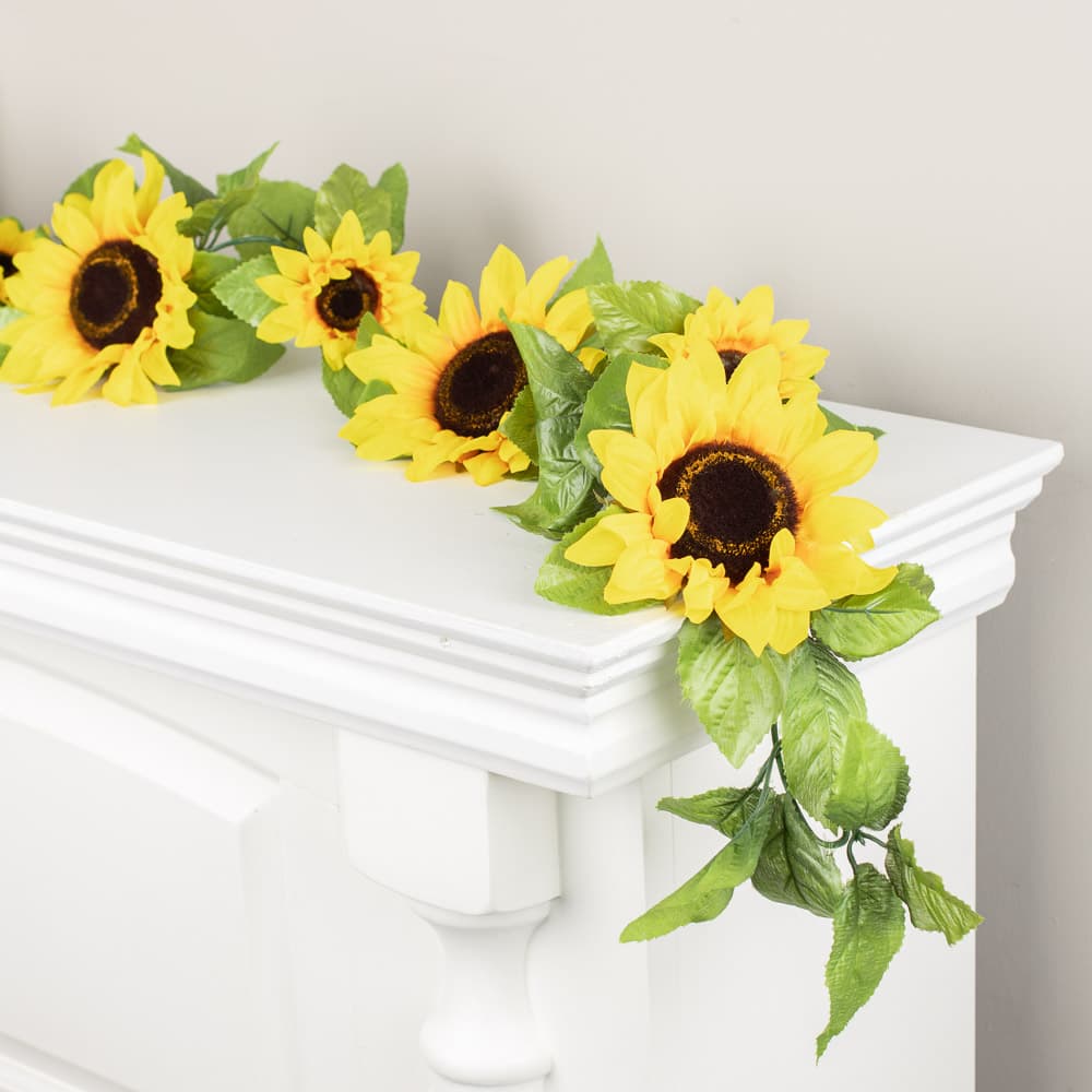 Artificial Sunflower Garland - Garlands - Florals - Craft Supplies ...