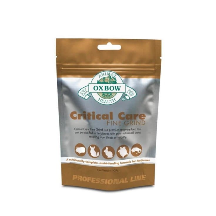 Critical Care Fine Grind Oxbow 100g - Farmacia Loreto