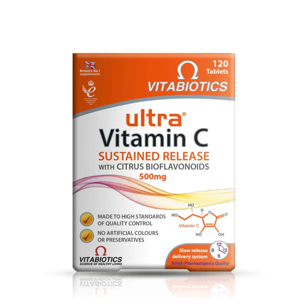 Vitabiotics Ultra Vitamin C Sustained Release 500mg – FarmaOn