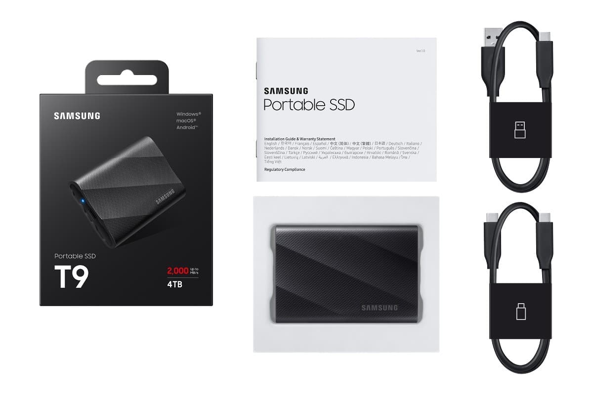 Samsung's T9 portable SSD is its first with USB 3 Gen 2x2, it achieves ...