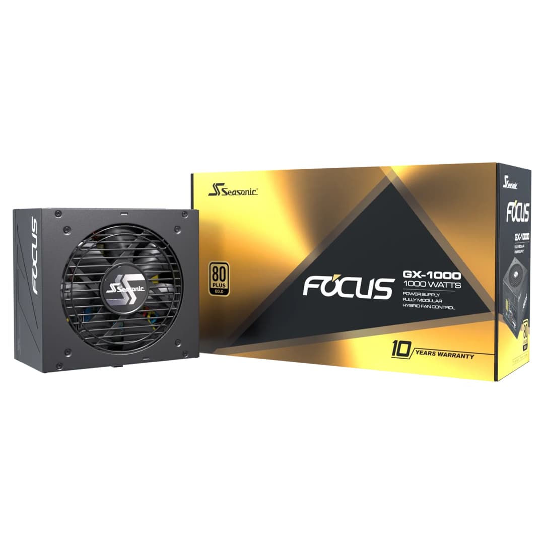 Buy Seasonic Focus GX-1000 V4 ATX 3.0 Gold 1000W Power Supply [FOCUS-GX ...