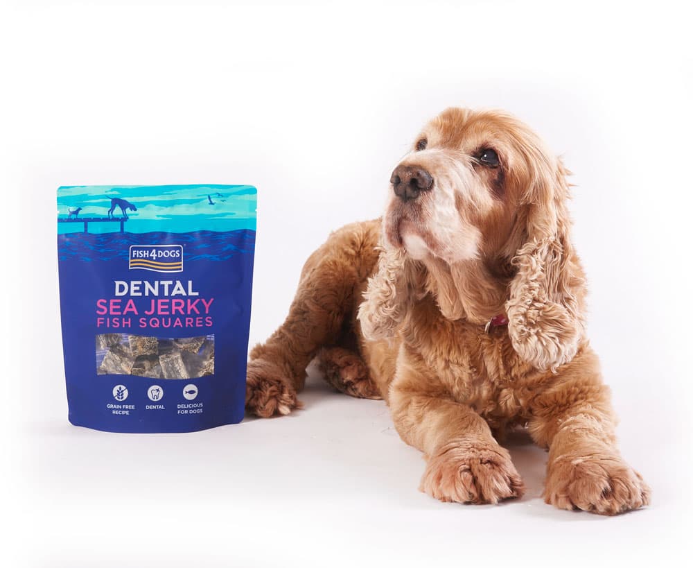 Przysmaki dentystyczne dla psa Fish4Dogs Sea Jerky Squares