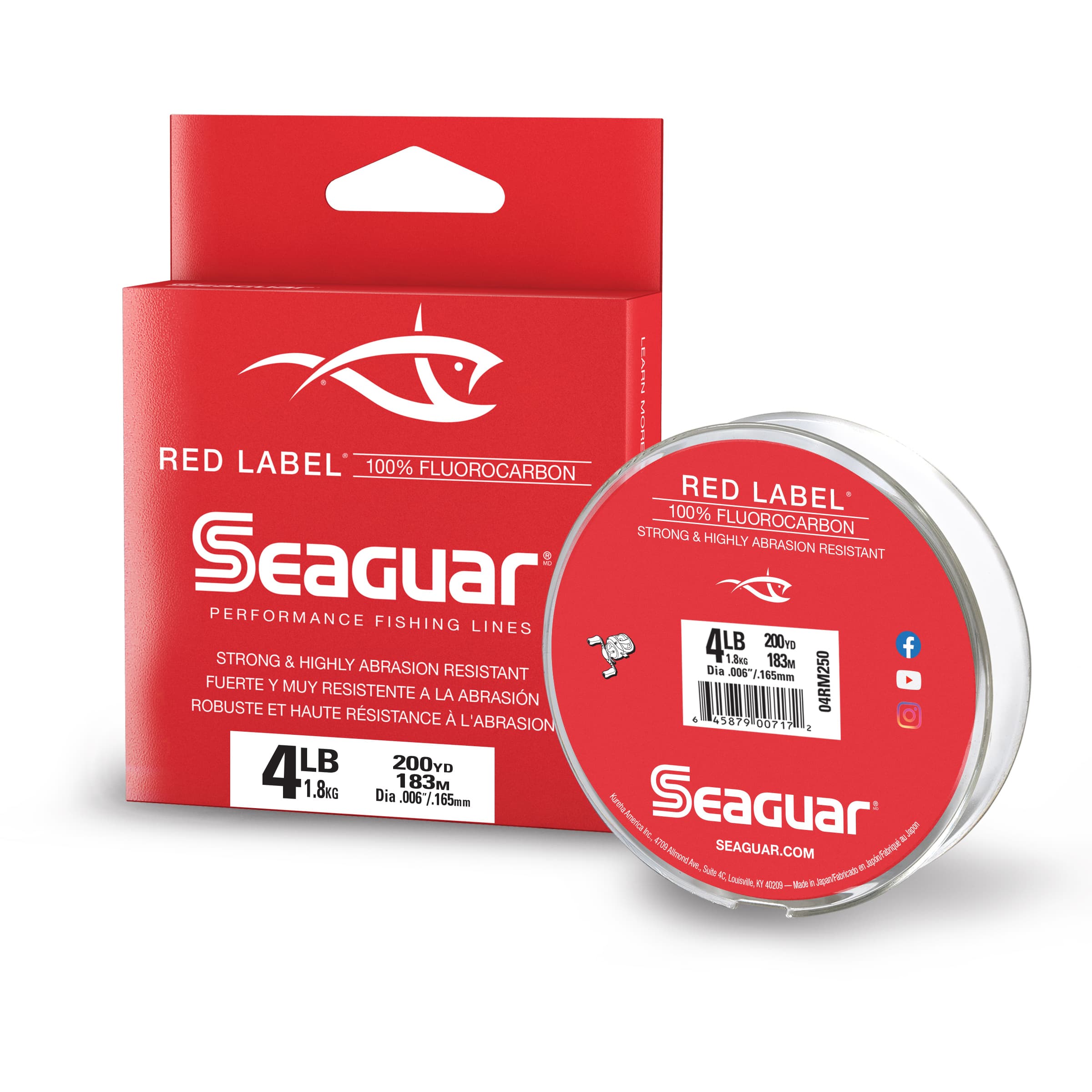 Seaguar Fluorocarbon Red Label Filler Spool