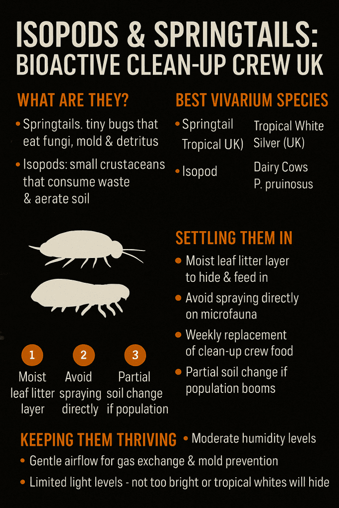 Isopods & Springtails: The Clean-Up Crew For Bioactive Vivariums ...