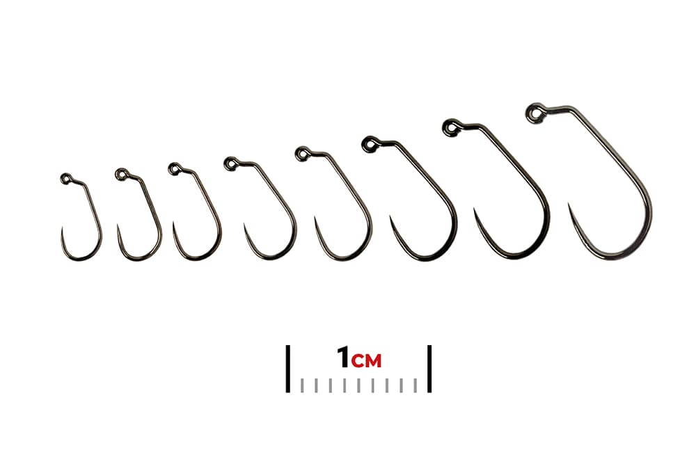 Fulling Mill Jig Force Black Nickel Fly Tying Hook (5045) - Funky Fly Tying