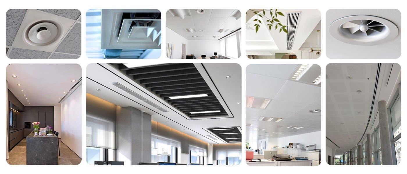 ABS Round Supply Air Ceiling Diffuser - GFI HVAC