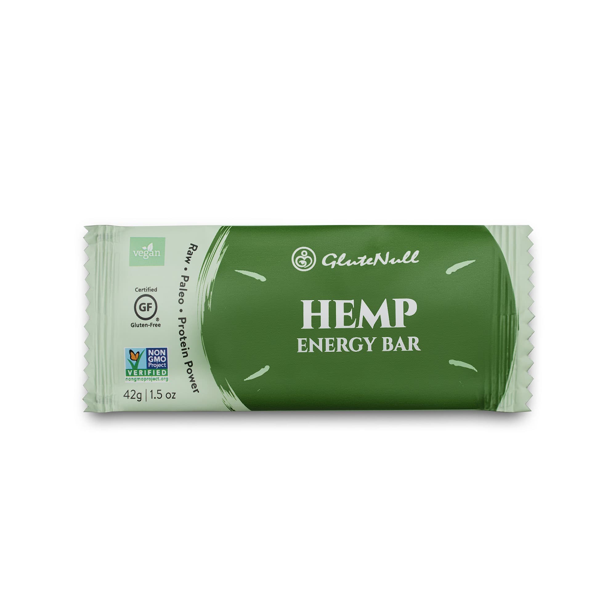 Hemp Energy Protein Bars - Box of 12 - GluteNull Bakery - Gluten Free ...