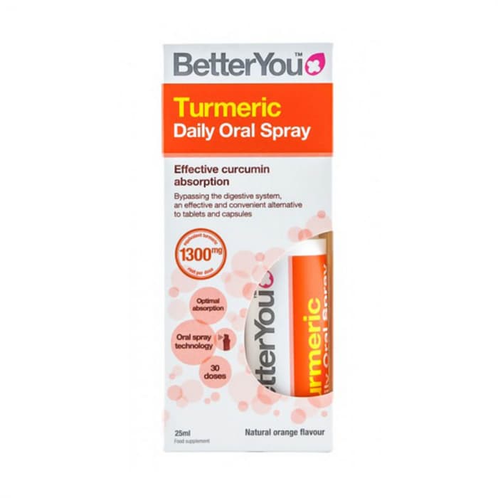 Turmeric Oral Spray (Curcumin), BetterYou, 25 ml