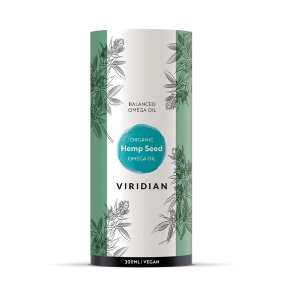 Viridian Organic Hemp Seed Oil - The Good Health Boutique