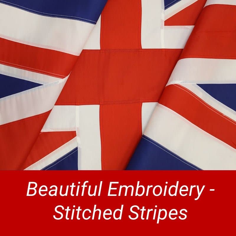 UNITED KINGDOM 3x5 FT EMBROIDERED UNION JACK FLAG