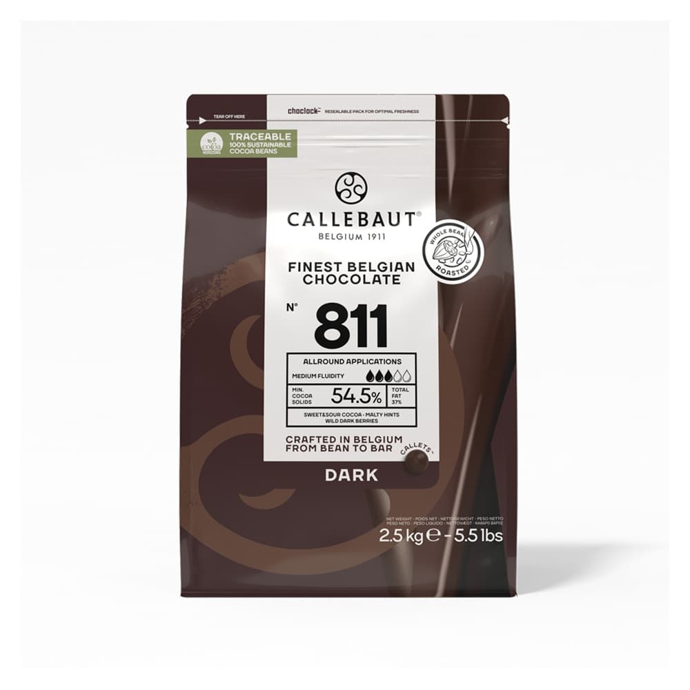 CALLEBAUT 811 COUVERTURE CALLETS DARK CHOCOLATE - Hasmart