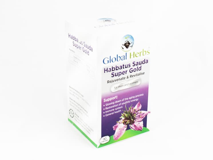 Global Herbs - Habbatus Sauda Super Gold (Nigella Sativa) For Men and Women