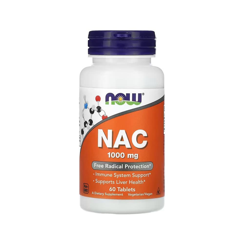 NAC 1000 mg, en 60 ó 120 Tabletas de Now FoodsNOW Foods Cápsulas 60 ...