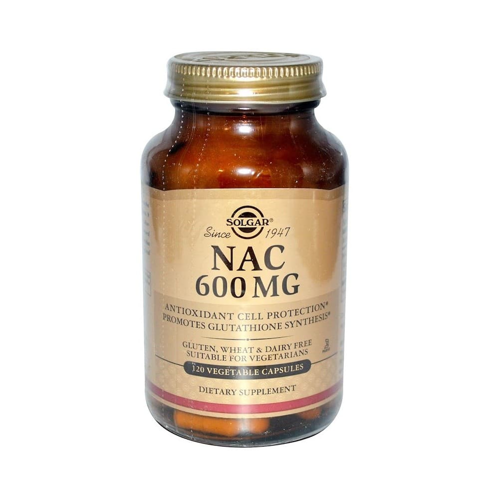 NAC 600mg 120 cápsulas vegetales de SolgarSolgar