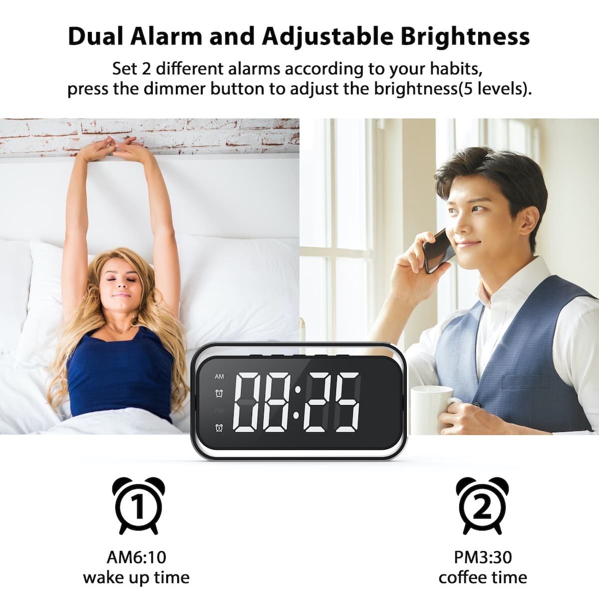 Ultra HD 4K WiFi Desk Clock Camera | Hidden Camera Surveillance
