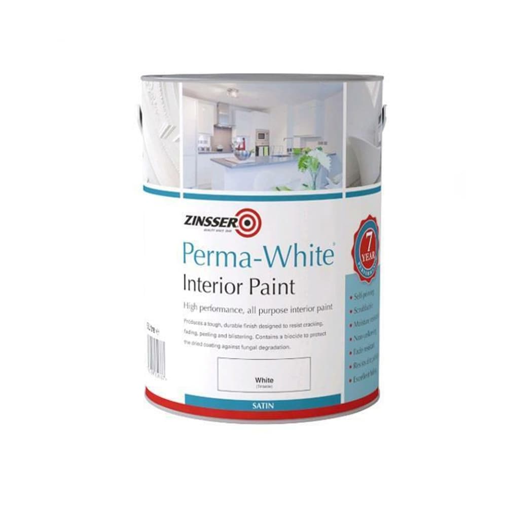 Zinsser Perma-White Interior Paint 5L – Homefix DIY