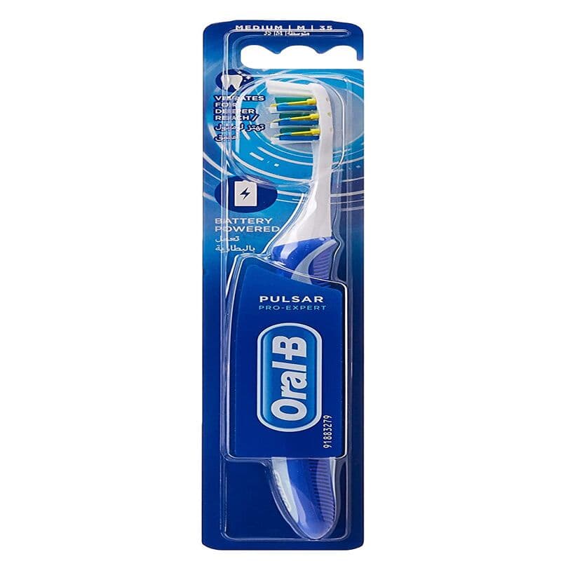 Oral B Pro-Expert Pulsar Toothbrush Medium Multi Colour Assorted 1pc ...