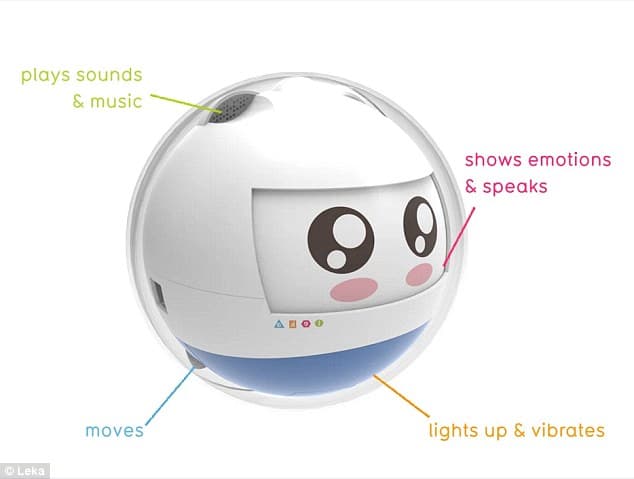 Meet Leka, the vibrating 'social robot' designed to help children with ...