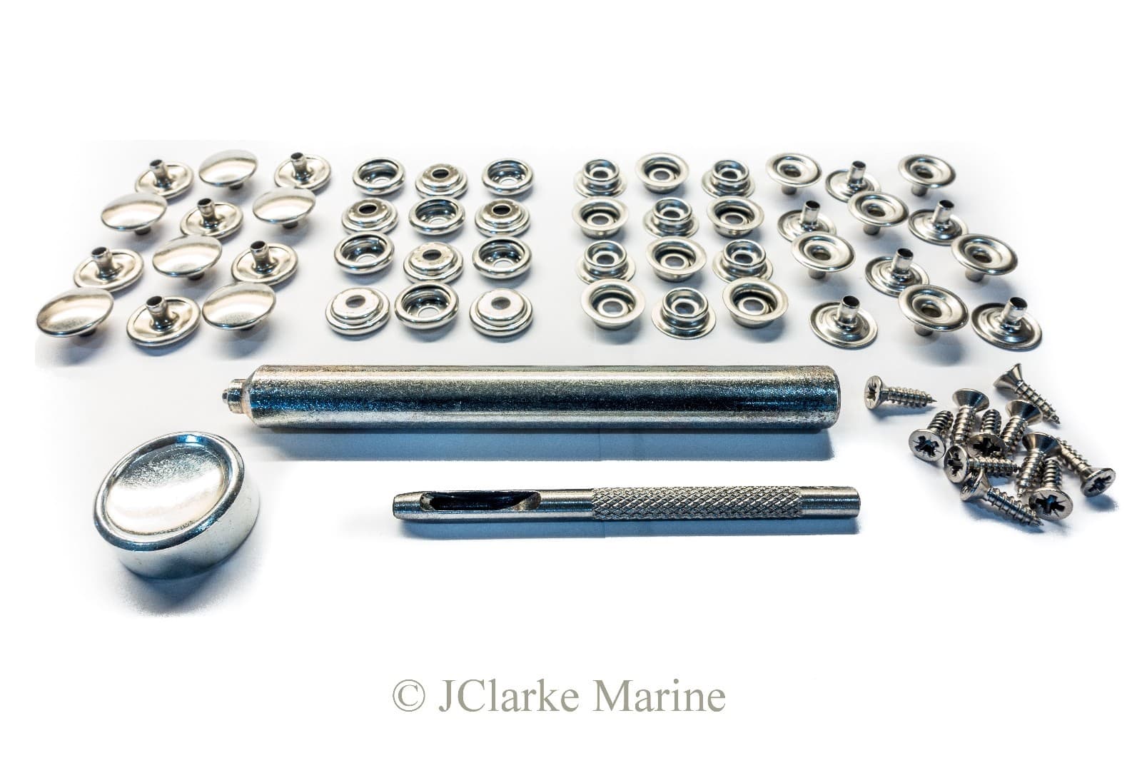 Marine grade stainless steel snap fastener kit 316 A4 boat canopy ...