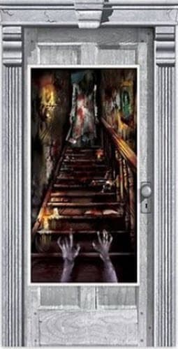 Haunted House Scene Setter Door Poster