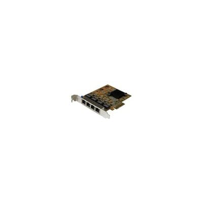 Startech ST1000SPEX43 4 PORT PCIE NETWORK CARD LAN GIGABIT ETHERNET NIC ...