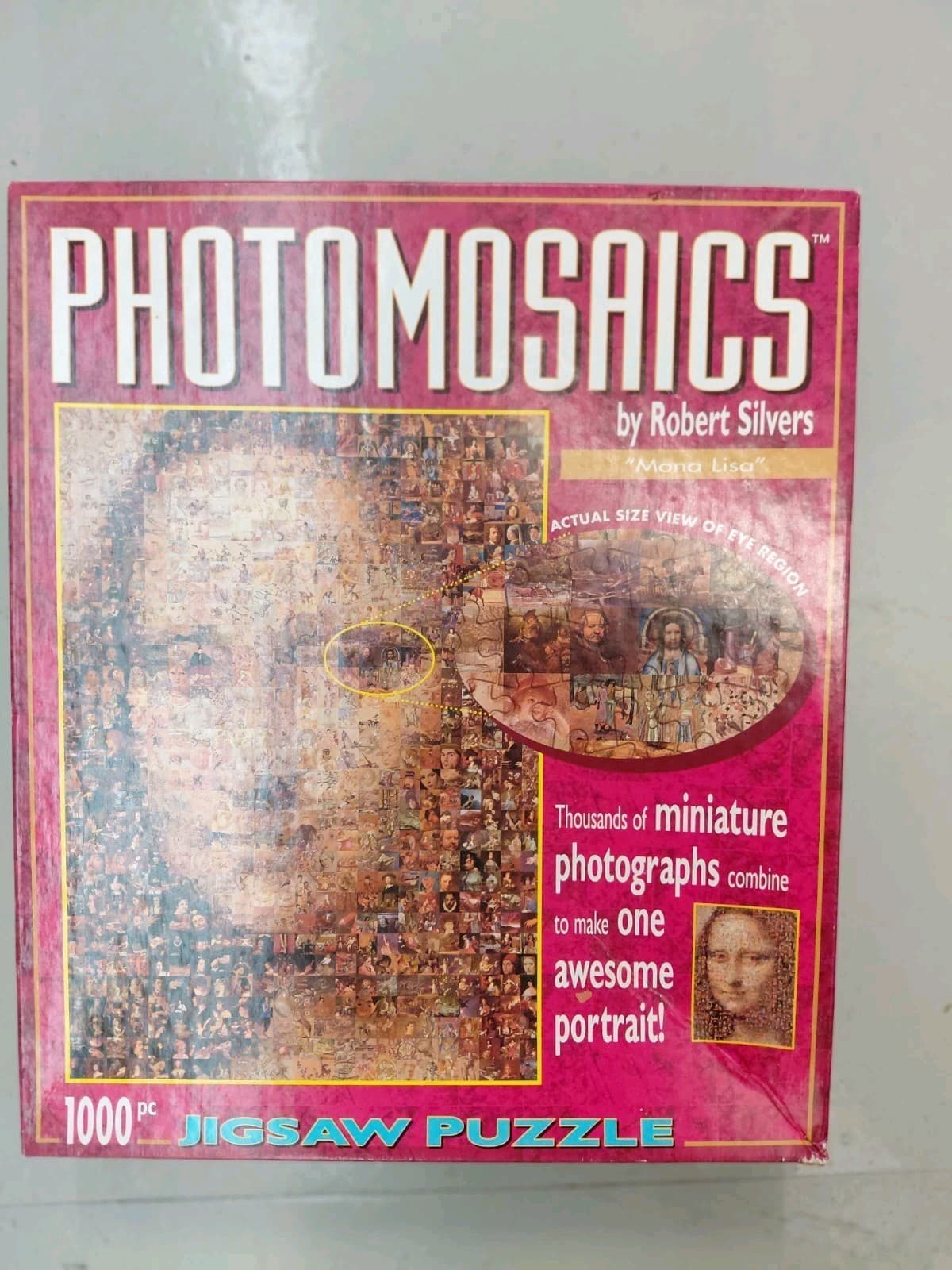 "Mona Lisa" By Robert Silvers - 1000 Piece Photomosaics Jigsaw Puzzle ...