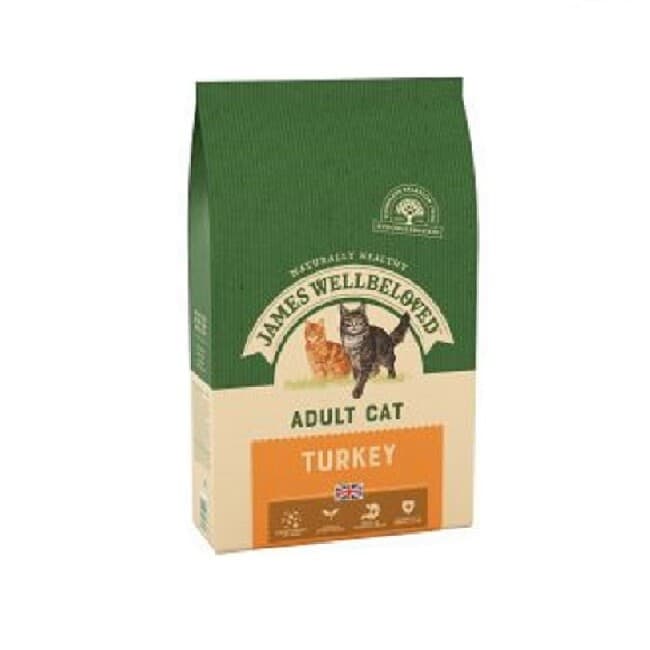 JAMES WELLBELOVED ADULT TURKEY - (1.5kg, 3kg, 10kg) - Cat Dry Food bp ...