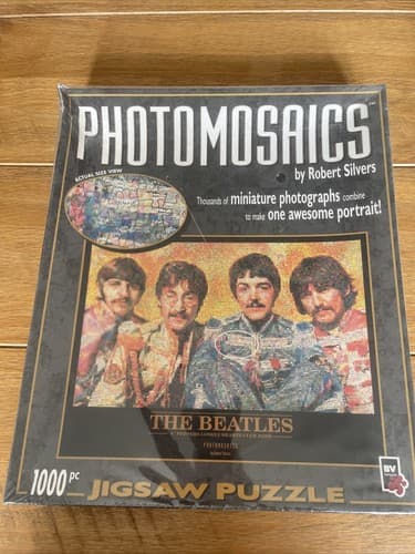 THE BEATLES Sgt Peppers PHOTOMOSAICS 1000 Piece Jigsaw Puzzle By Robert ...