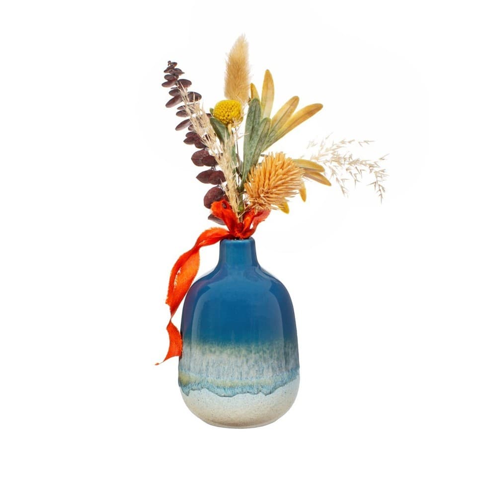 Sass & Belle Mojave Glaze Vases Flower Vase Holder Home Deco, Stoneware ...
