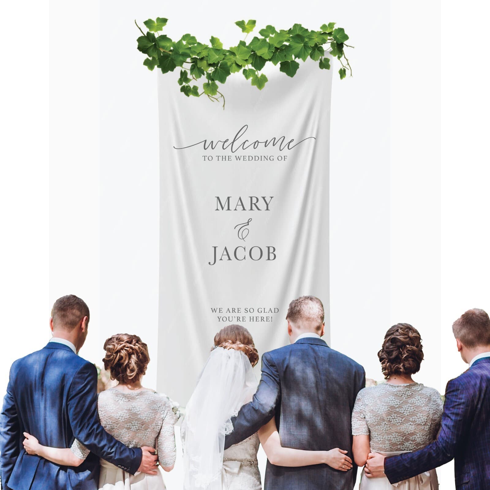 Custom Fabric Wedding Banner | Personalized Wedding Welcome Sign | eBay