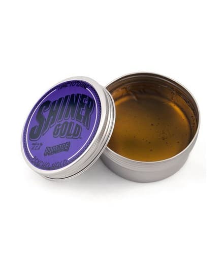 Shiner Gold Pomade 4 Oz Psycho Strong Hold Wax Gel Hair Styling Barber ...