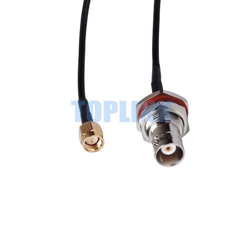 SMA Male Plug to BNC Female Jack Adapter RF Pigtail Coax Cable RG174 ...