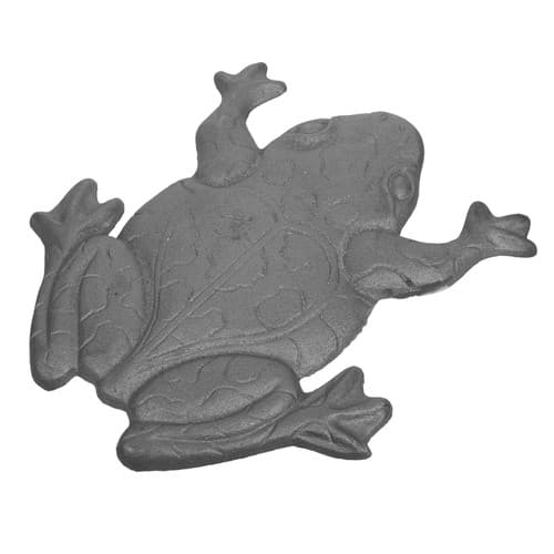 Snapklik.com : Frog Stepping Stone, Cast Iron Frog Art, Decorative ...