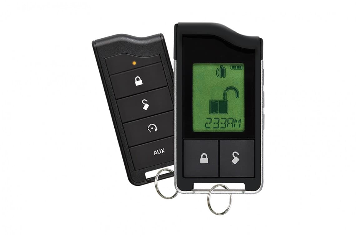 Python 5706P 2-Way LCD Car Alarm Security & Remote Start System 1-Mile ...