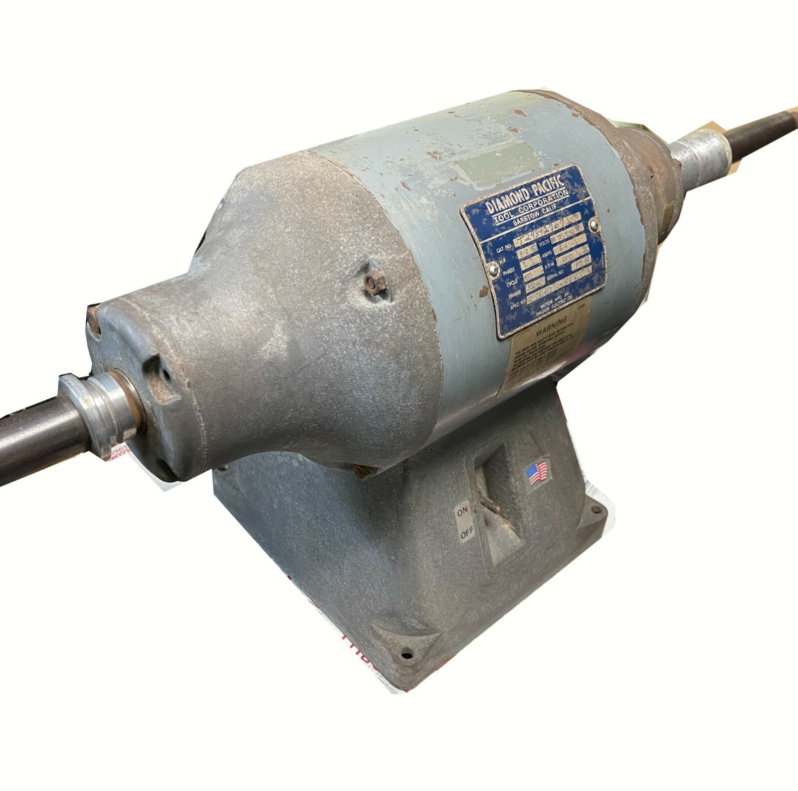 DIAMOND PACIFIC Titan 8 inch GRINDER, SANDER, POLISHER for ROCKS USED ...