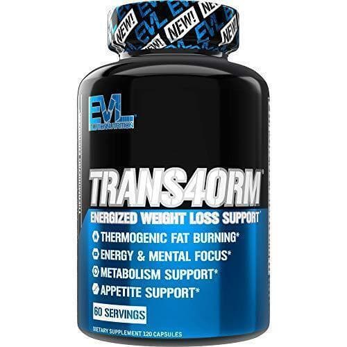 Evlution Nutrition Trans4orm Thermogenic Energizing Fat Burner ...