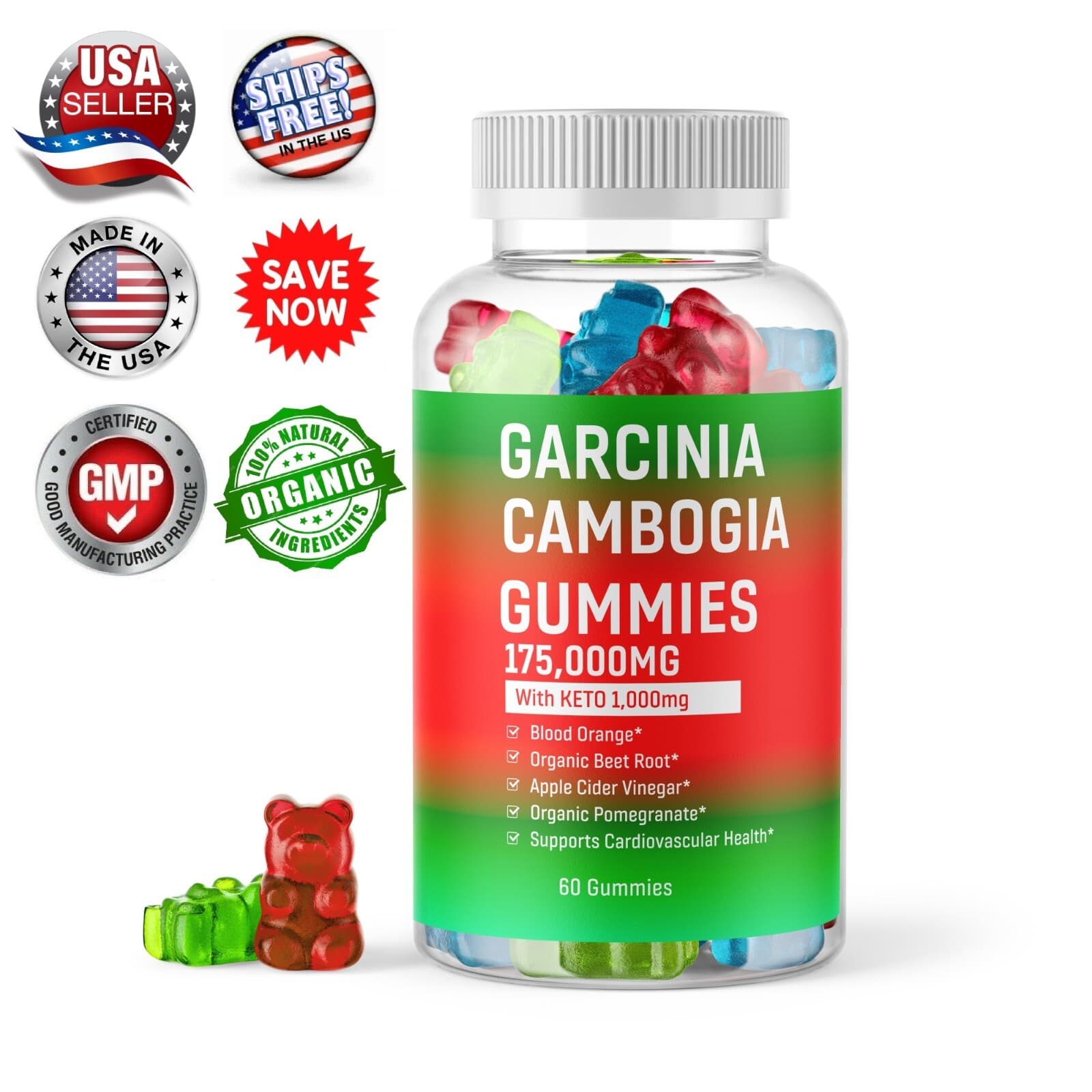 Nutravita Apple Cider Vinegar Gummies with Garcinia Cambogia
