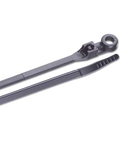 Marinco 199252 UV Resistant Black Mounting 6" Cable Ties 25 Pack | eBay