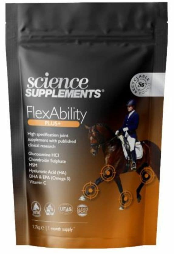 Science Supplements FlexAbility Plus+ Joint Glucosamine Chondroitin MSM ...
