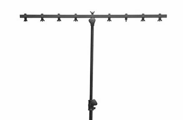 Chauvet DJ CH06 9-feet Lightweight Lighting Stand With T Bar and 50 LB ...