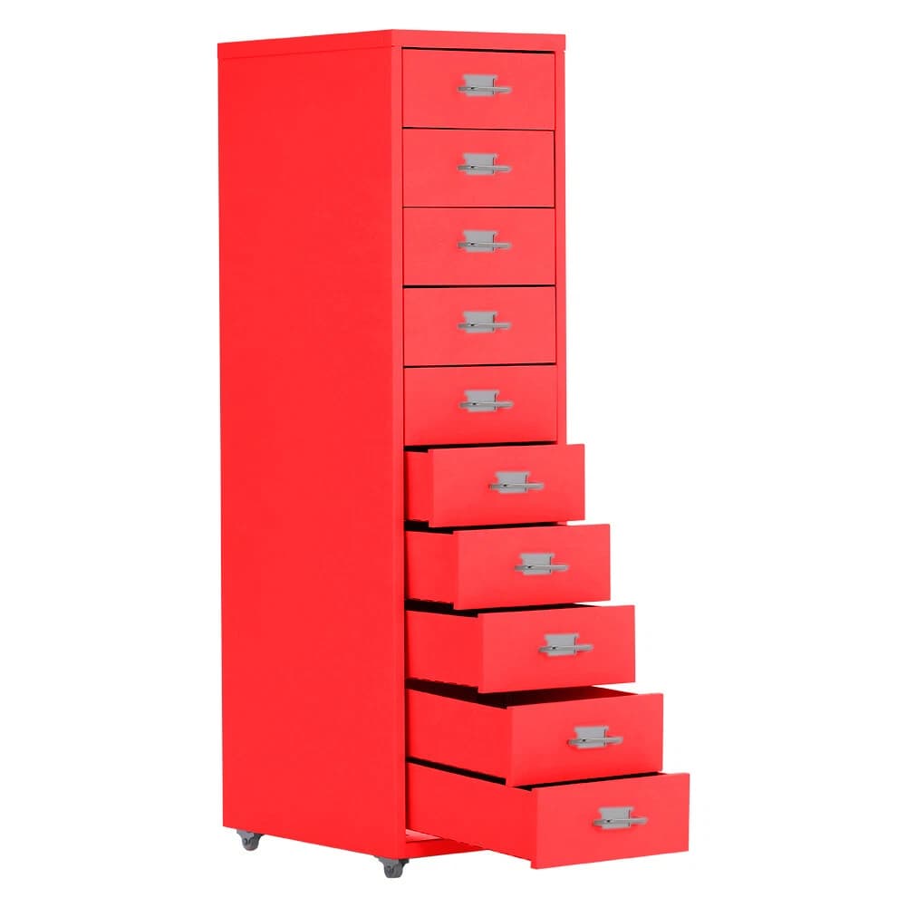 Bisley 10 Drawer Cabinet Red | Cabinets Matttroy