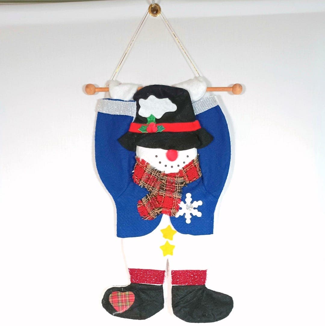 Snowman Felt Door Hanger Christmas Holiday Winter Décor - Etsy