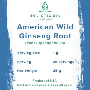 Wild American Ginseng Powder: Organic Appalachian Supplement - Etsy