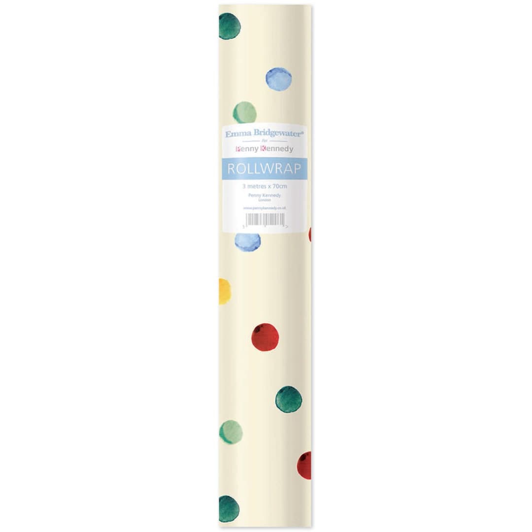 Emma Bridgewater Polka Dot Roll Wrap 3 M X 70 Cm Very High Quality ...
